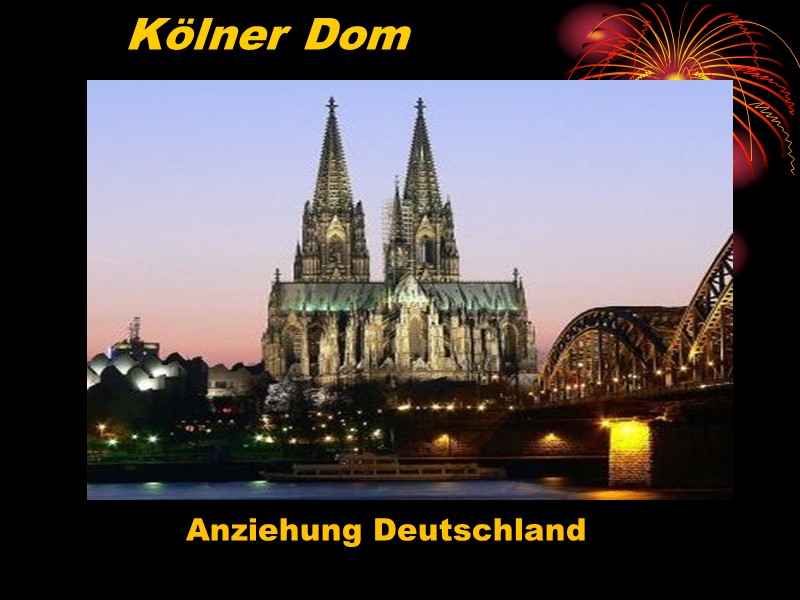 Kölner Dom   Anziehung Deutschland